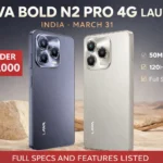Lava Bold N2 Pro 4G in Aurora Gold and Eclipse Grey featuring a 50MP triple AI camera and 120Hz punch-hole display