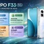 Oppo F33 5G in Forest Green and Pearl White with 7000mAh Battery
