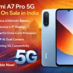 Redmi A7 Pro 5G in Mist Blue and Sunset Orange with 6.9-inch display