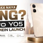 Vivo Y05 in Champagne Gold and Midnight Blue with 6500mAh battery