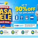 Flipkart SASA LELE Summer Sale 2026 deals on iPhone 17, ACs and Refrigerators with SBI offer