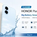 Honor Play 80 Plus in Aquamarine with 7,500mAh battery and 120Hz display