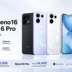 OPPO Reno 16 Pro in Dream White featuring a 200MP camera and 7,000mAh battery