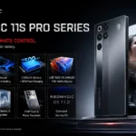 REDMAGIC 11S Pro and Pro+ gaming phones featuring a 144Hz OLED display and under-display camera