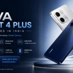 Lava Smart 4 Plus in Nilgiri Blue featuring a 6.75-inch 90Hz display and 5,000mAh battery.