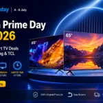 Best 65 inch smart TV deals on Amazon Prime Day 2026 featuring Sony Bravia OLED, Samsung Mini LED, and TCL QD Mini LED televisions.