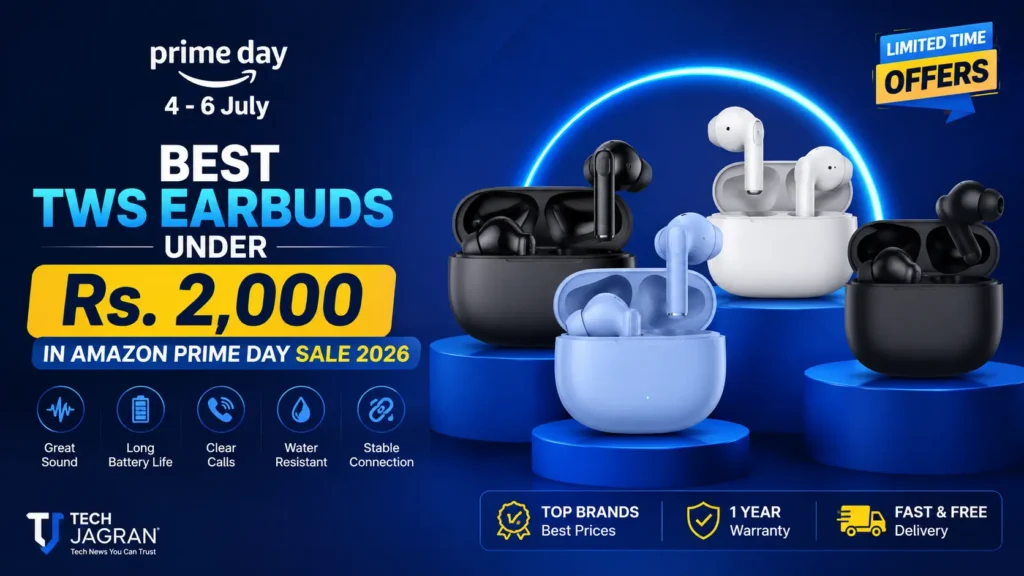 Best budget TWS under 2000 rupees on Amazon Prime Day 2026 compared side by side.
