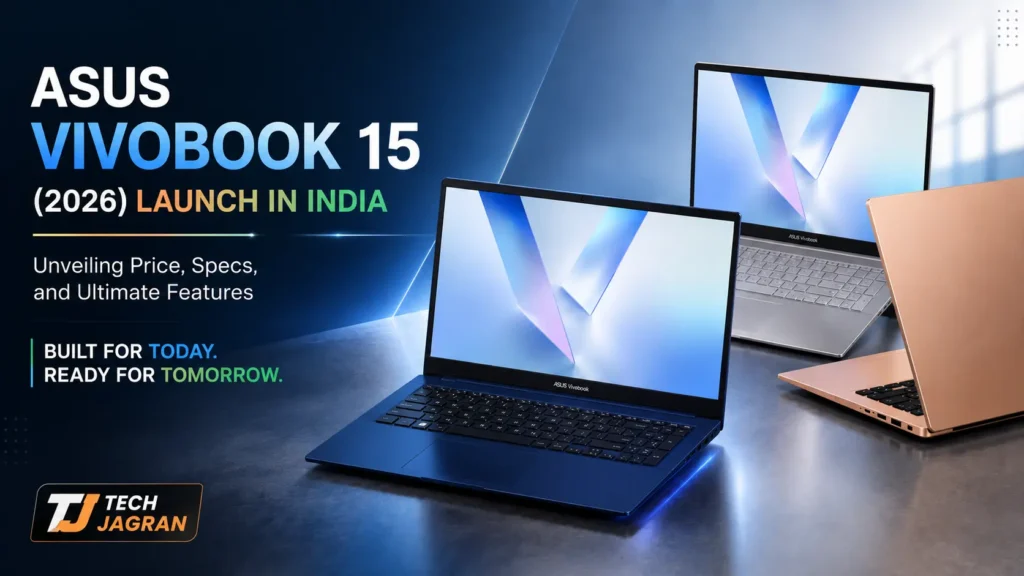 Asus Vivobook 15 2026 laptop in Terra Cotta featuring a 15.6-inch FHD display and Intel Core 5 Series 3 processor