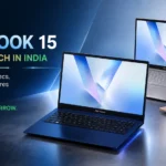 Asus Vivobook 15 2026 laptop in Terra Cotta featuring a 15.6-inch FHD display and Intel Core 5 Series 3 processor