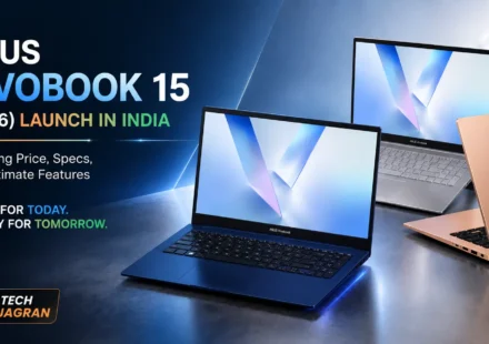 Asus Vivobook 15 2026 laptop in Terra Cotta featuring a 15.6-inch FHD display and Intel Core 5 Series 3 processor
