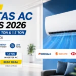 Best Flipkart deals on Voltas 2026 AC models featuring 1.5 ton split inverter and 5-star window units
