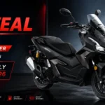 Honda ADV 160 adventure maxi-scooter in India featuring adjustable windscreen and 14-inch front alloy wheel.