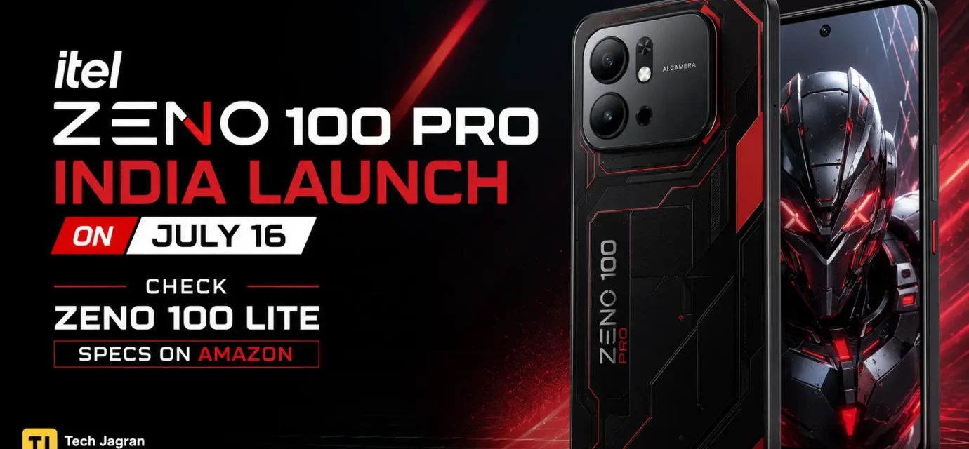 itel Zeno 100 Pro and Zeno 100 Lite showing military-grade durability and dual rear camera design layout.