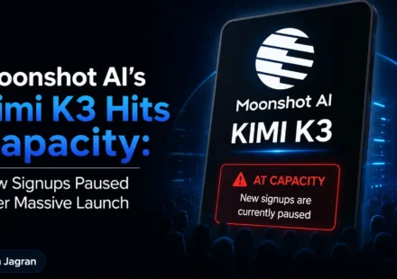 Moonshot AI Kimi K3 platform interface showing GPU capacity signup pause notice and coding capabilities.