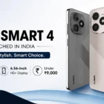 Lava Smart 4 in Konark Gold and Ajanta Grey showing 90Hz display and MIL-STD-810H military grade certification